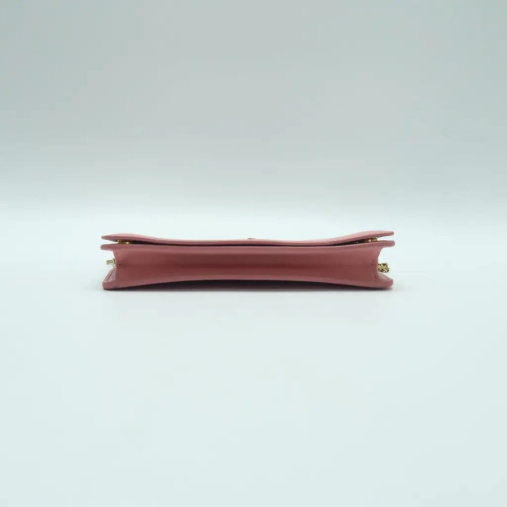 Prada Pink Leather Shoulder Bag 674-031825 - Picture 5 of 12
